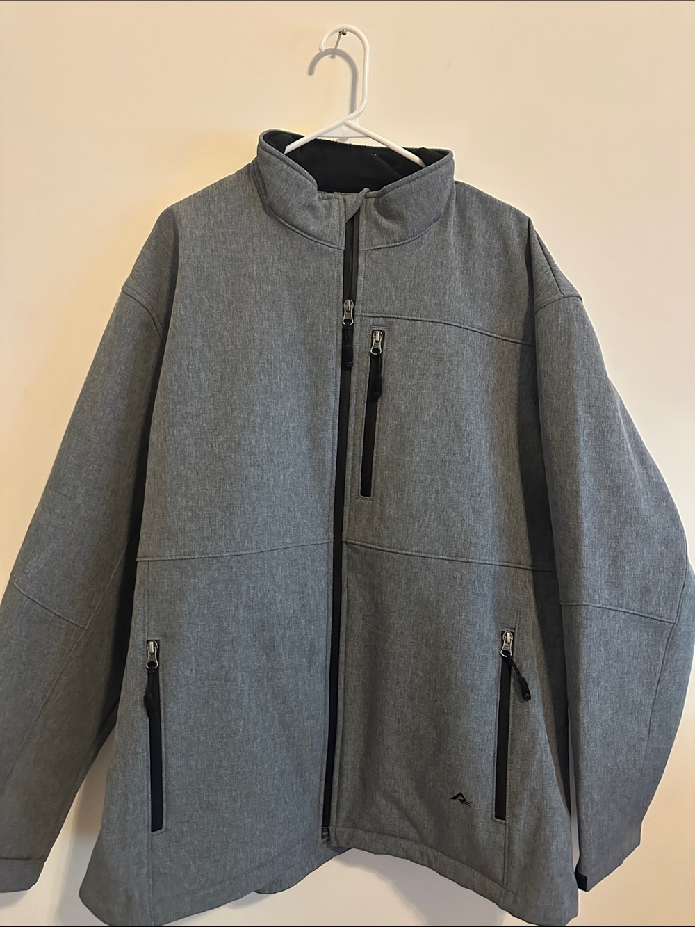 Men's Gray Jacket - Lightweight Zip Front